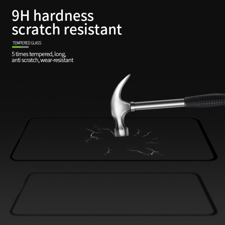 For OPPO A53 (2020) PINWUYO 9H 2.5D Full Screen Tempered Glass Film(Black) - OPPO Tempered Glass by PINWUYO | Online Shopping South Africa | PMC TechLife | Buy Now Pay Later Mobicred