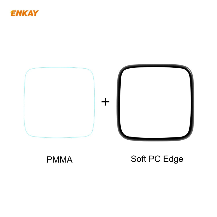 2 PCS For Fitbit Versa 3 / Fitbit Sense ENKAY Hat-Prince 3D Full Screen Soft PC Edge + PMMA HD Screen Protector Film - Screen Protector by ENKAY | Online Shopping South Africa | PMC TechLife | Buy Now Pay Later Mobicred