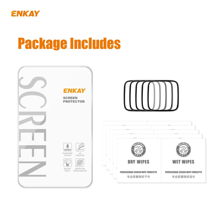 5 PCS For Fitbit Versa 3 / Fitbit Sense ENKAY Hat-Prince 3D Full Screen Soft PC Edge + PMMA HD Screen Protector Film - free shipping - PMC TechLife - Order now!