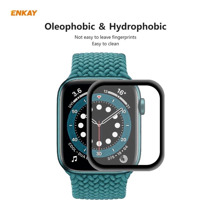 For Apple Watch 6/5/4/SE 44mm 10 PCS ENKAY Hat-Prince 3D Full Screen Soft PC Edge + PMMA HD Screen Protector Film - Watch Cases by ENKAY | Online Shopping South Africa | PMC TechLife | Buy Now Pay Later Mobicred