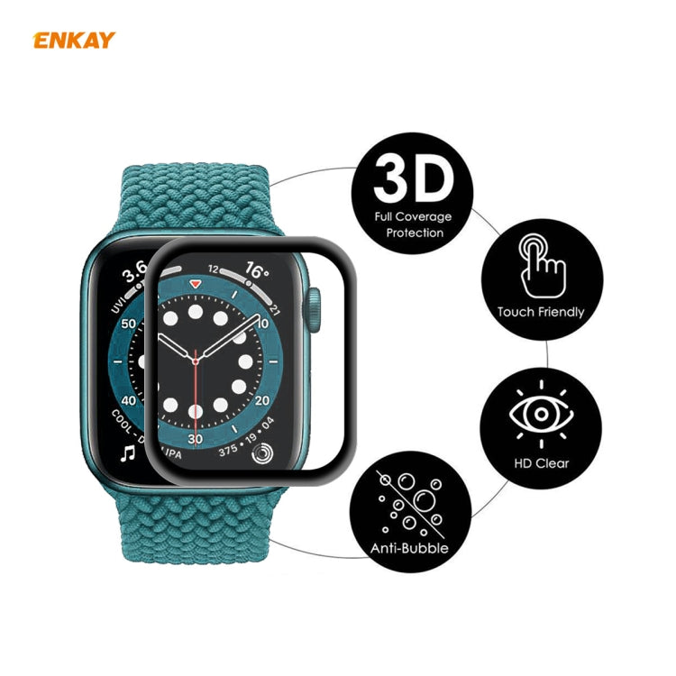 For Apple Watch 6/5/4/SE 40mm 10 PCS ENKAY Hat-Prince 3D Full Screen Soft PC Edge + PMMA HD Screen Protector Film - Watch Cases by ENKAY | Online Shopping South Africa | PMC TechLife | Buy Now Pay Later Mobicred