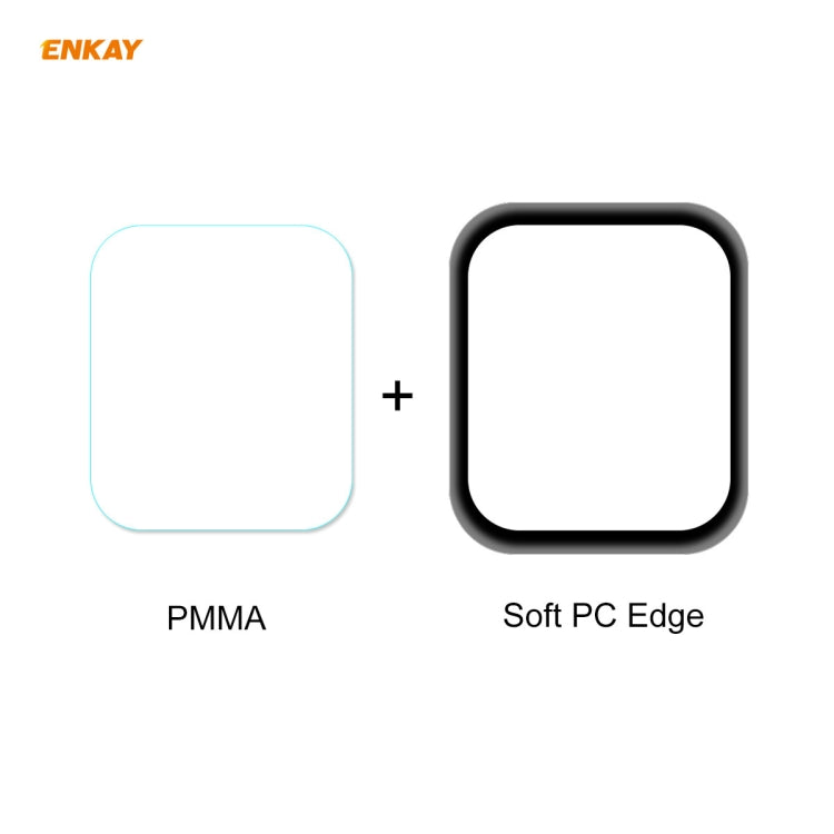 For Apple Watch 6/5/4/SE 40mm 10 PCS ENKAY Hat-Prince 3D Full Screen Soft PC Edge + PMMA HD Screen Protector Film - Watch Cases by ENKAY | Online Shopping South Africa | PMC TechLife | Buy Now Pay Later Mobicred