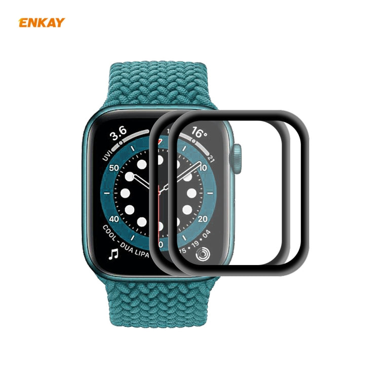 For Apple Watch 6/5/4/SE 44mm 2 PCS ENKAY Hat-Prince 3D Full Screen Soft PC Edge + PMMA HD Screen Protector Film - free shipping - PMC TechLife - Order now!