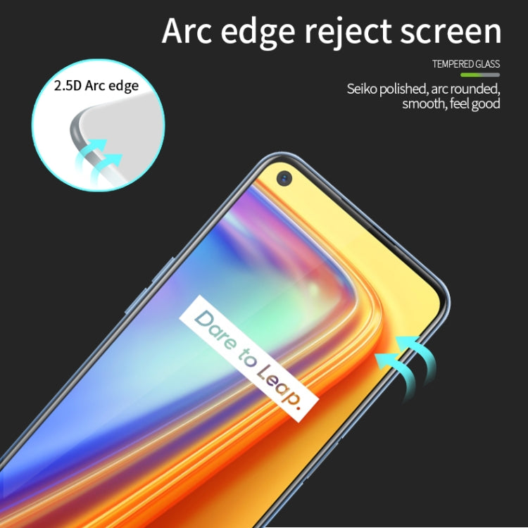 For OPPO Realme7 PINWUYO 9H 2.5D Full Screen Tempered Glass Film(Black) - free shipping - PMC TechLife - Order now!