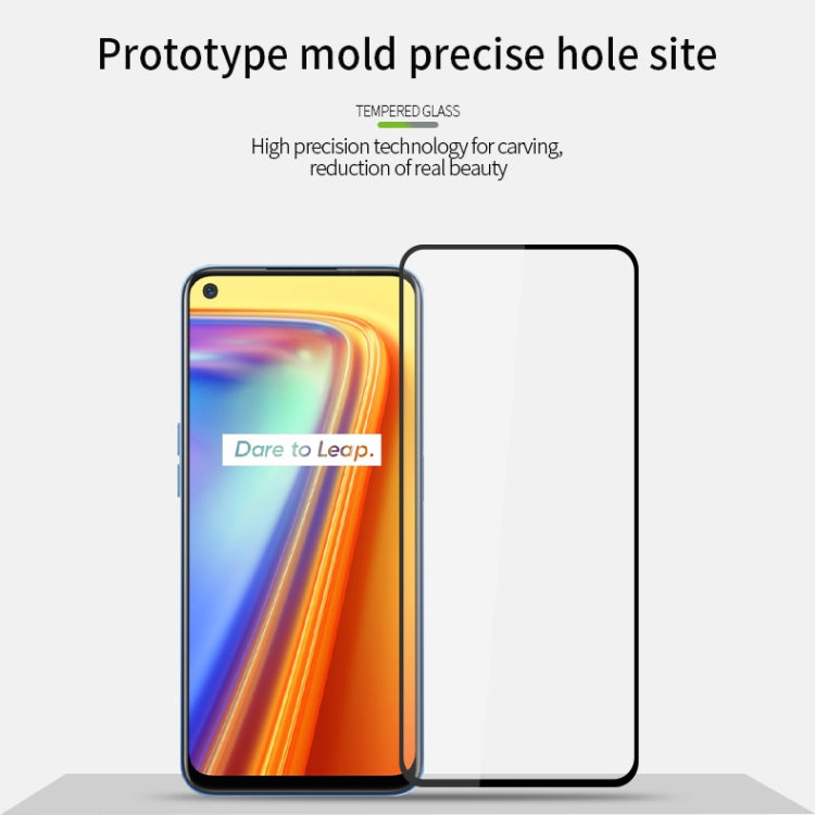 For OPPO Realme7 PINWUYO 9H 2.5D Full Screen Tempered Glass Film(Black) - free shipping - PMC TechLife - Order now!