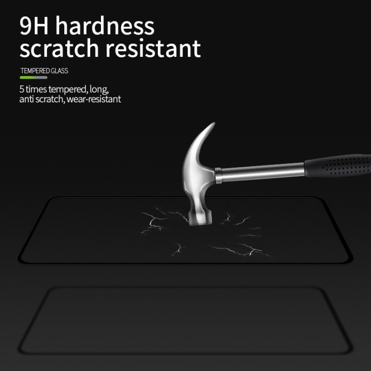 For OPPO Realme7 Pro PINWUYO 9H 2.5D Full Screen Tempered Glass Film(Black) - OPPO Tempered Glass by PINWUYO | Online Shopping South Africa | PMC TechLife | Buy Now Pay Later Mobicred