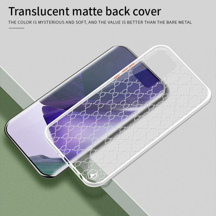 For Samsung Galaxy Note20 Ultra PINWUYO Series 2nd Generation PC + TPU Waterproof And Anti-drop All-inclusive Protective Shell, Matte Back Cover(Blue) - Galaxy Phone Cases by PINWUYO | Online Shopping South Africa | PMC TechLife | Buy Now Pay Later Mobicred
