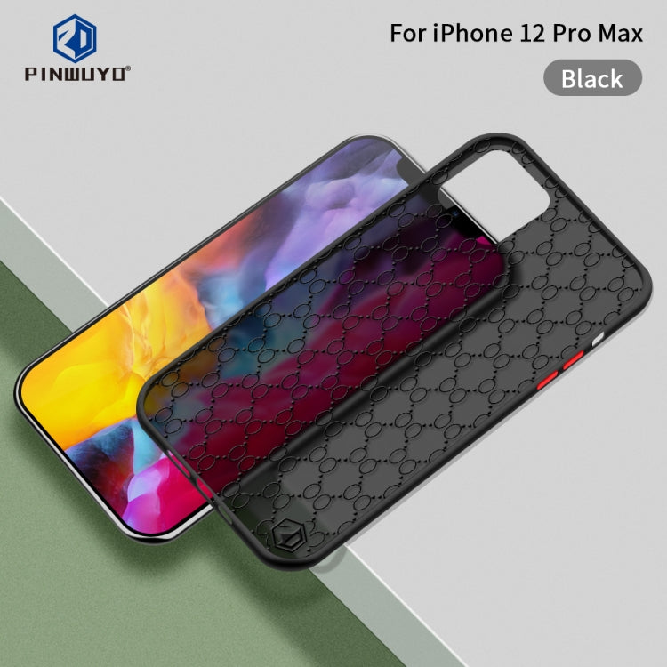 For iPhone 12 Pro Max PINWUYO Series 2 Generation PC + TPU Anti-drop All-inclusive Protective Case(Black) - free shipping - PMC TechLife - Order now!