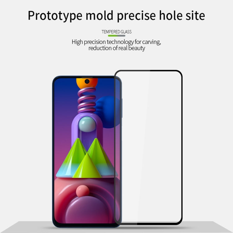 For Samsung Galaxy M51 PINWUYO 9H 2.5D Full Screen Tempered Glass Film(Black) - Galaxy Tempered Glass by PINWUYO | Online Shopping South Africa | PMC TechLife | Buy Now Pay Later Mobicred