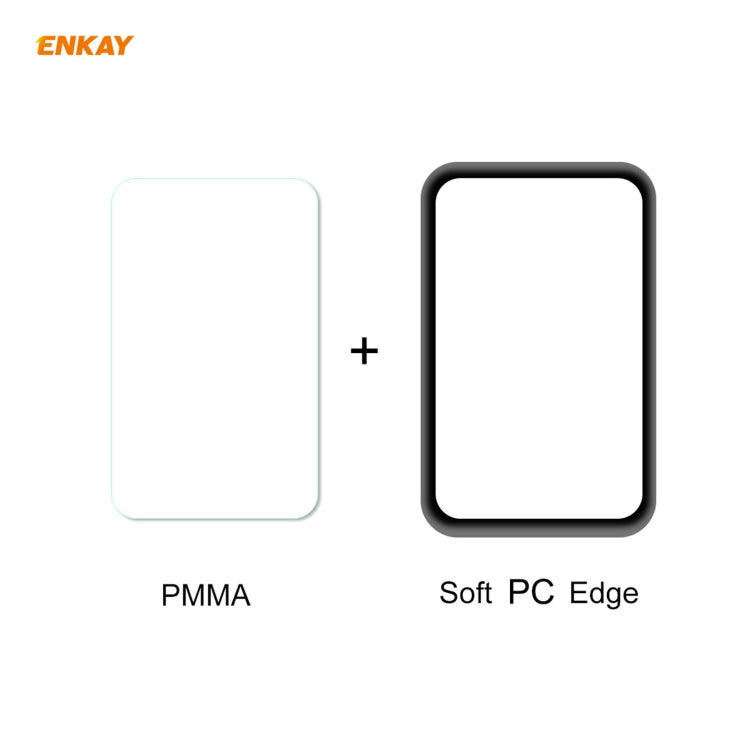 2 PCS For Huawei Honor Watch ES ENKAY Hat-Prince 3D Full Screen Soft PC Edge + PMMA HD Screen Protector Film - Screen Protector by ENKAY | Online Shopping South Africa | PMC TechLife | Buy Now Pay Later Mobicred