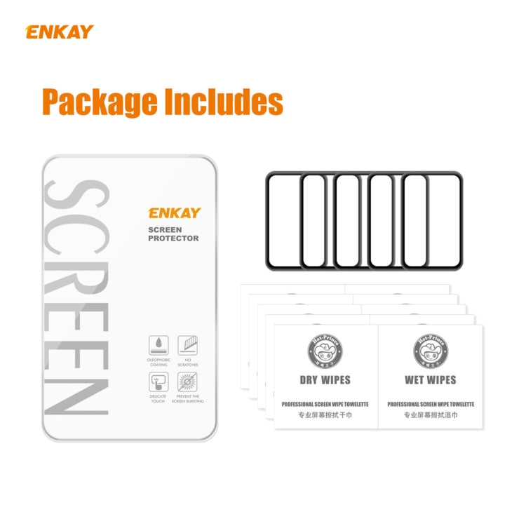 5 PCS For Huawei Honor Watch ES ENKAY Hat-Prince 3D Full Screen Soft PC Edge + PMMA HD Screen Protector Film - Screen Protector by ENKAY | Online Shopping South Africa | PMC TechLife | Buy Now Pay Later Mobicred