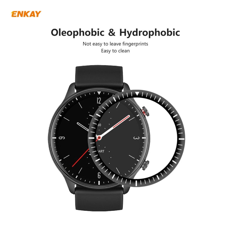 5 PCS For Amazfit GTR 2 ENKAY Hat-Prince 3D Full Screen Soft PC Edge + PMMA HD Screen Protector Film - free shipping - PMC TechLife - Order now!
