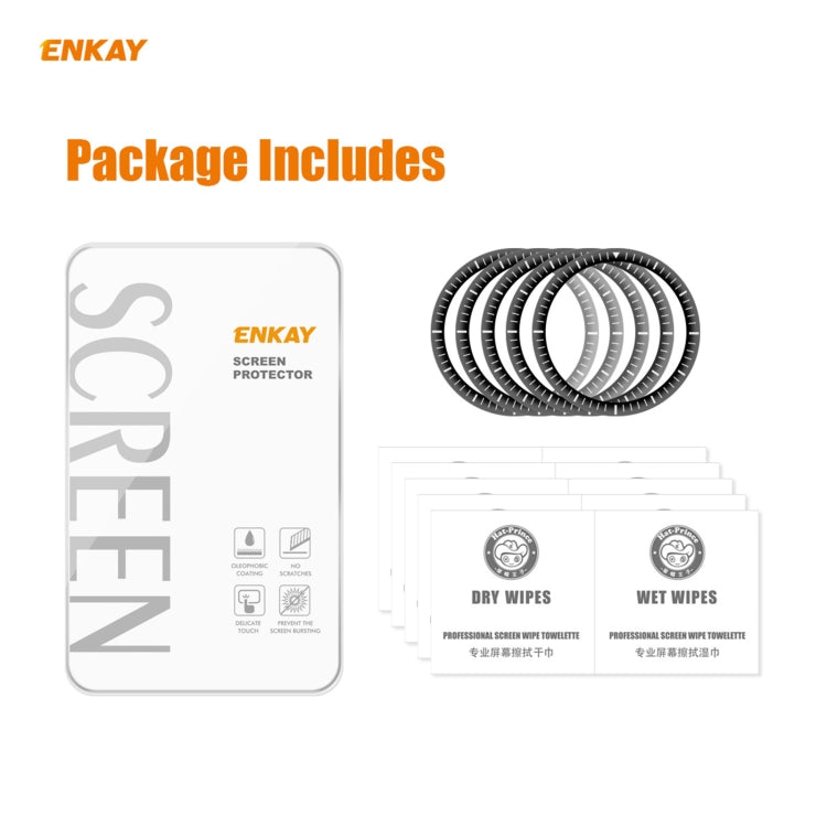 5 PCS For Amazfit GTR 2 ENKAY Hat-Prince 3D Full Screen Soft PC Edge + PMMA HD Screen Protector Film - free shipping - PMC TechLife - Order now!