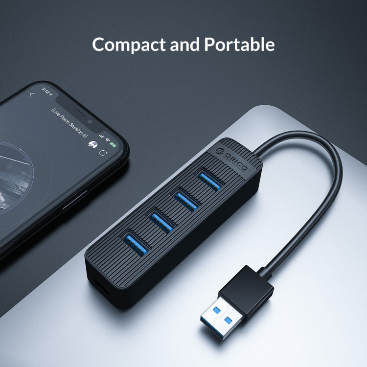 ORICO TWU3-7A-BK 7-Port USB 3.0 HUB - USB 3.0 HUB by ORICO | Online Shopping South Africa | PMC TechLife | Buy Now Pay Later Mobicred
