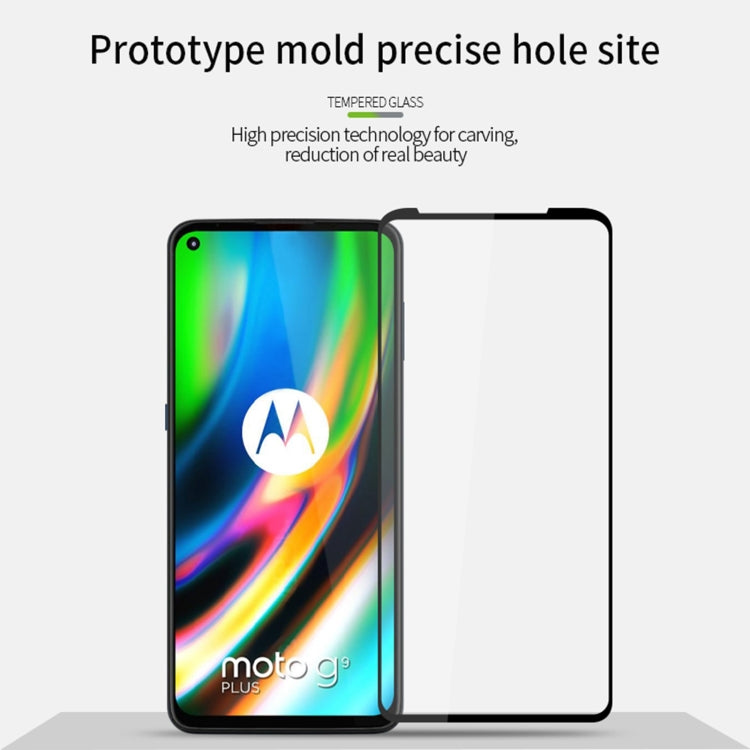 For Motorola Moto G9 Plus PINWUYO 9H 2.5D Full Screen Tempered Glass Film(Black) - Motorola Tempered Glass by PINWUYO | Online Shopping South Africa | PMC TechLife | Buy Now Pay Later Mobicred