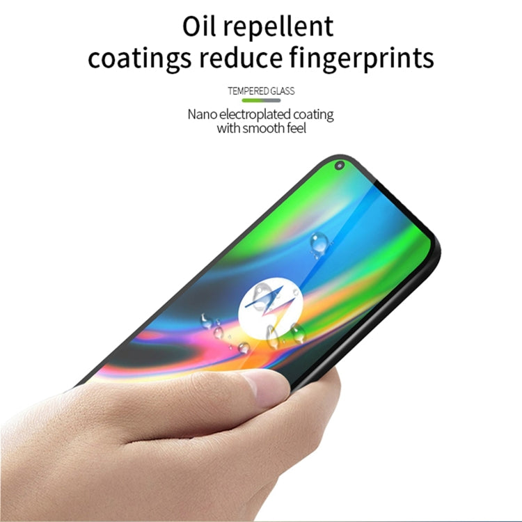 For Motorola Moto G9 Plus PINWUYO 9H 2.5D Full Screen Tempered Glass Film(Black) - Motorola Tempered Glass by PINWUYO | Online Shopping South Africa | PMC TechLife | Buy Now Pay Later Mobicred