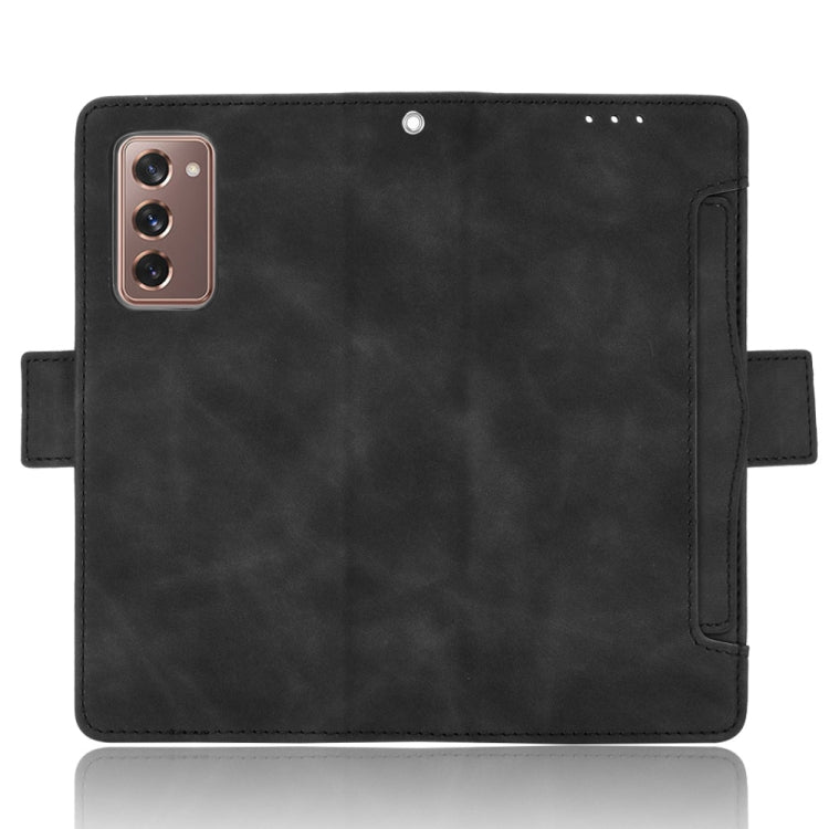 For Samsung Galaxy Z Fold2 5G Wallet Style Skin Feel Calf Pattern Leather Case with Separate Card Slot(Black) - free shipping - PMC TechLife - Order now!