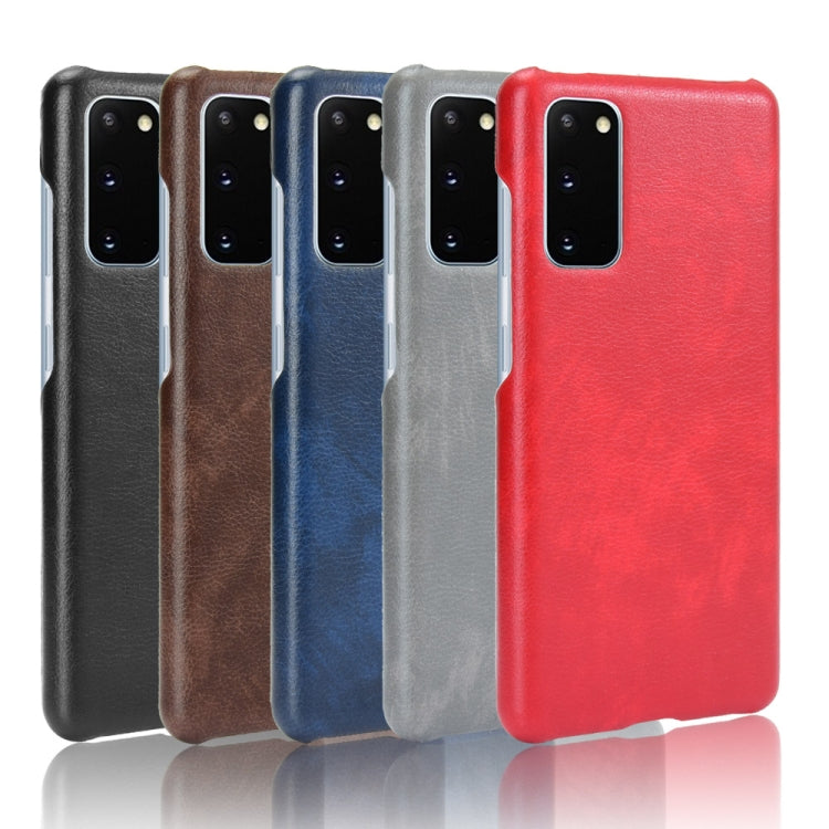 For Samsung Galaxy S20 FE Shockproof Litchi Texture PC + PU Case(Brown) - Galaxy S20 FE Cases by NILLKIN | Online Shopping South Africa | PMC TechLife | Buy Now Pay Later Mobicred