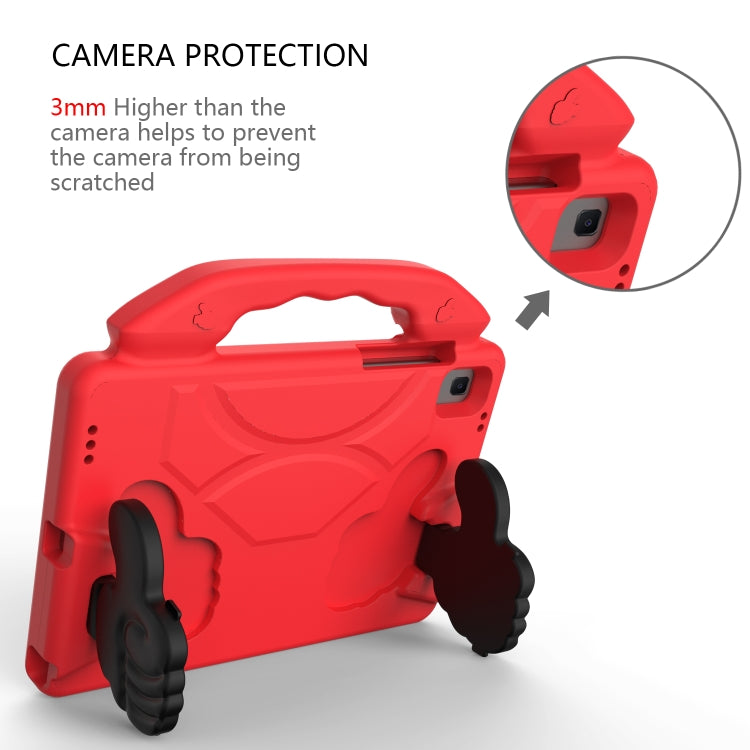 For Samsung Galaxy Tab A7 10.4(2020)T500/T505 EVA Material Children Flat Anti Falling Cover Protective Shell With Thumb Bracket(Red) - free shipping - PMC TechLife - Order now!