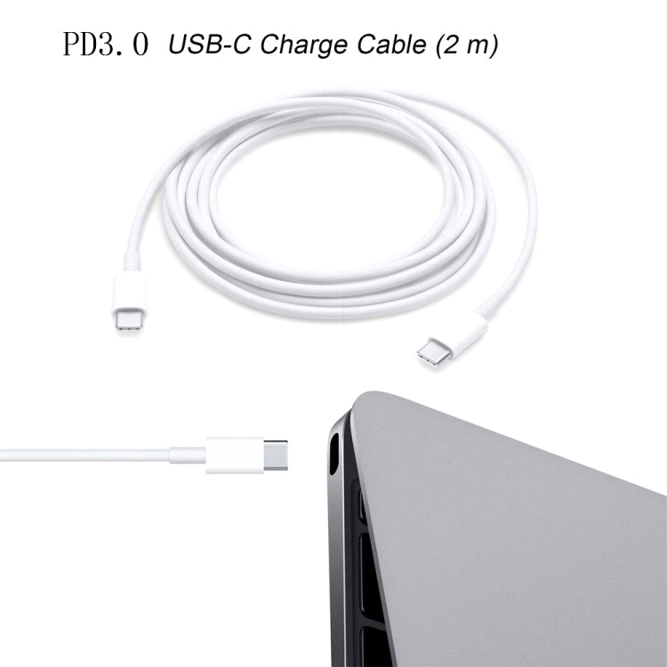 2 in 1 PD 30W USB-C / Type-C + 3A PD 3.0 USB-C / Type-C to USB-C / Type-C Fast Charge Data Cable Set, Cable Length: 2m, EU Plug - free shipping - PMC TechLife - Order now!