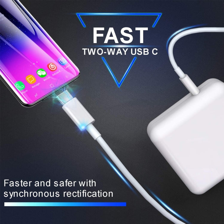2 in 1 PD 30W USB-C / Type-C + 3A PD 3.0 USB-C / Type-C to USB-C / Type-C Fast Charge Data Cable Set, Cable Length: 2m, EU Plug - free shipping - PMC TechLife - Order now!