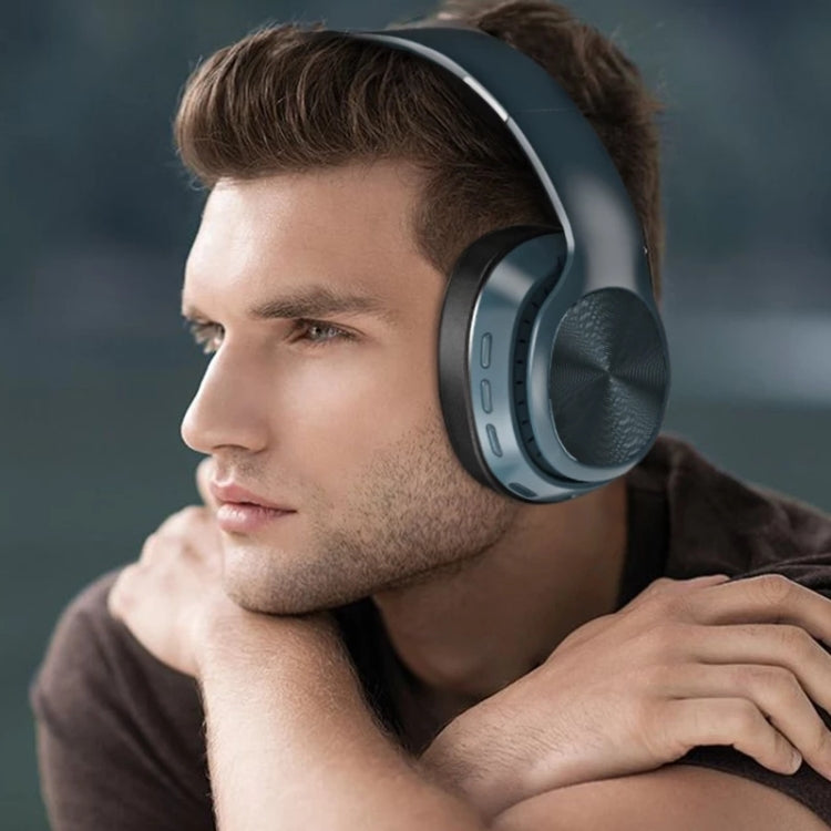 VJ320 Bluetooth 5.0 Head-mounted Foldable Wireless Headphones Support TF Card with Mic(White) - free shipping - PMC TechLife - Order now!