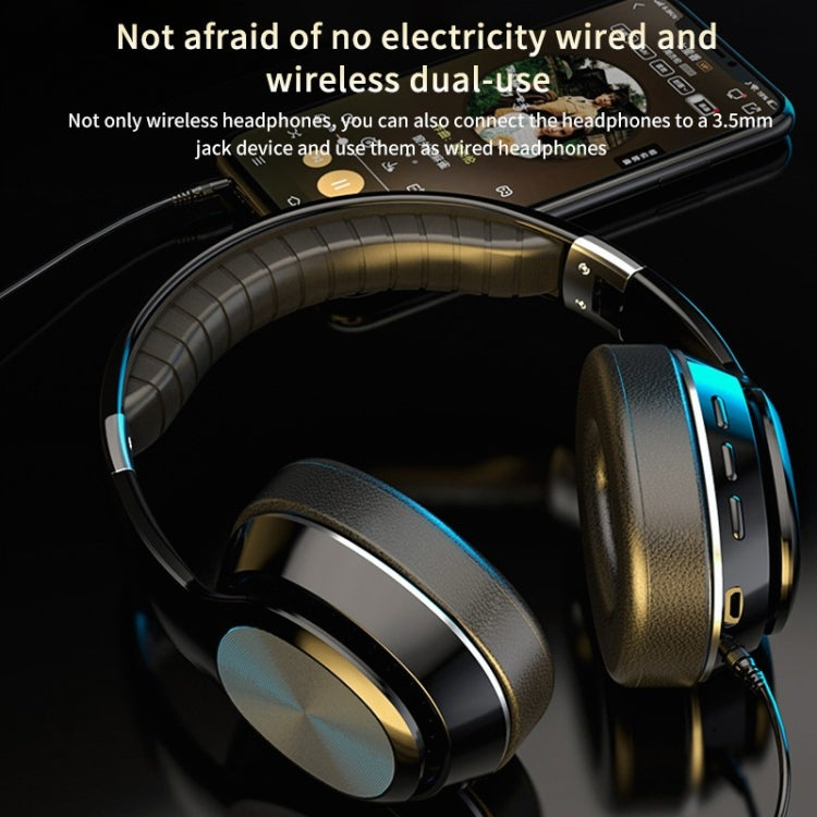 VJ320 Bluetooth 5.0 Head-mounted Foldable Wireless Headphones Support TF Card with Mic(White) - free shipping - PMC TechLife - Order now!