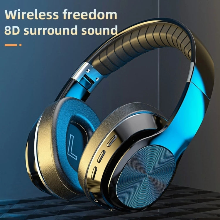 VJ320 Bluetooth 5.0 Head-mounted Foldable Wireless Headphones Support TF Card with Mic(Black) - Headset & Headphone by PMC TechLife | Online Shopping South Africa | PMC TechLife