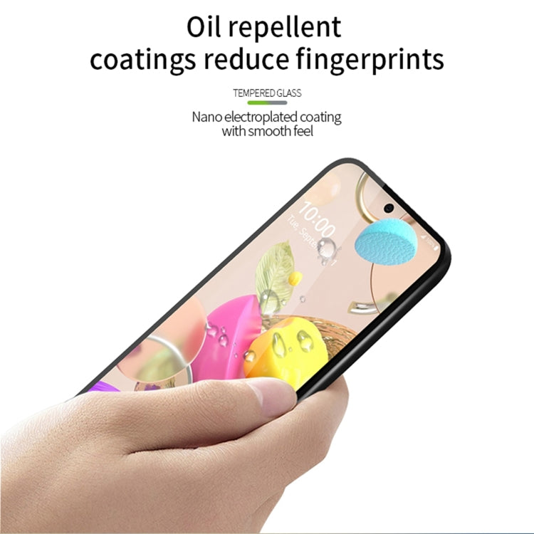 For LG K42 / K52 PINWUYO 9H 2.5D Full Screen Tempered Glass Film(Black) - free shipping - PMC TechLife - Order now!