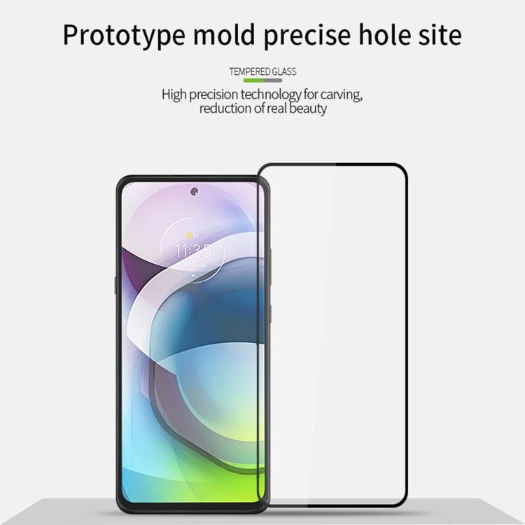 For MOTO G 5G PINWUYO 9H 2.5D Full Screen Tempered Glass Film(Black) - Motorola Tempered Glass by PINWUYO | Online Shopping South Africa | PMC TechLife | Buy Now Pay Later Mobicred