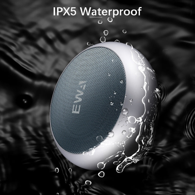 EWA A110 IPX5 Waterproof Portable Mini Metal Wireless Bluetooth Speaker Supports 3.5mm Audio & 32GB TF Card & Calls(Silver) - Mini Speaker by EWA | Online Shopping South Africa | PMC TechLife | Buy Now Pay Later Mobicred