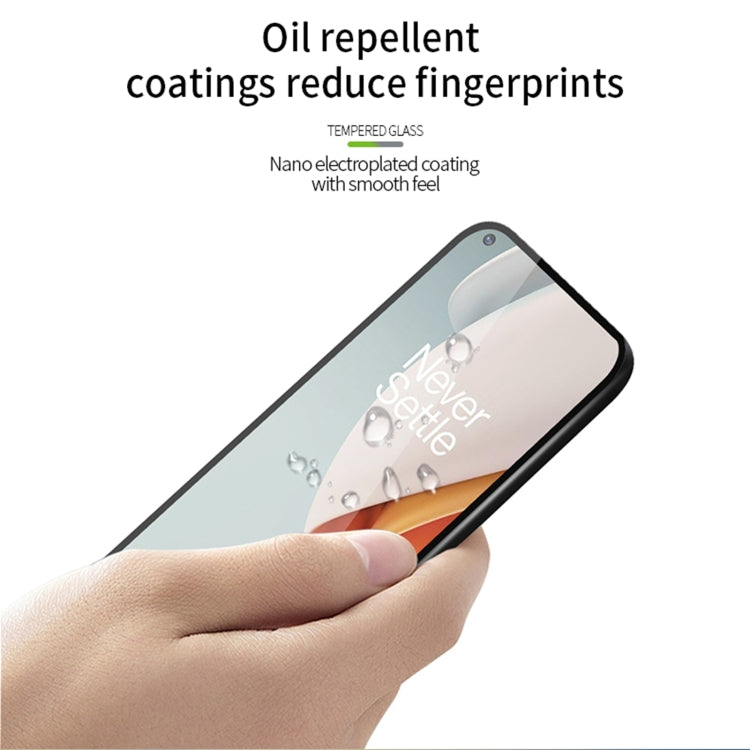 For OnePlus Nord N100 PINWUYO 9H 2.5D Full Screen Tempered Glass Film(Black) - OnePlus Tempered Glass by PINWUYO | Online Shopping South Africa | PMC TechLife | Buy Now Pay Later Mobicred