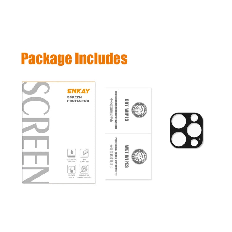 For iPhone 12 Pro Max ENKAY Hat-Prince 9H Rear Camera Lens Tempered Glass Film Full Coverage Protector - iPhone 12 Pro Max Tempered Glass by ENKAY | Online Shopping South Africa | PMC TechLife | Buy Now Pay Later Mobicred