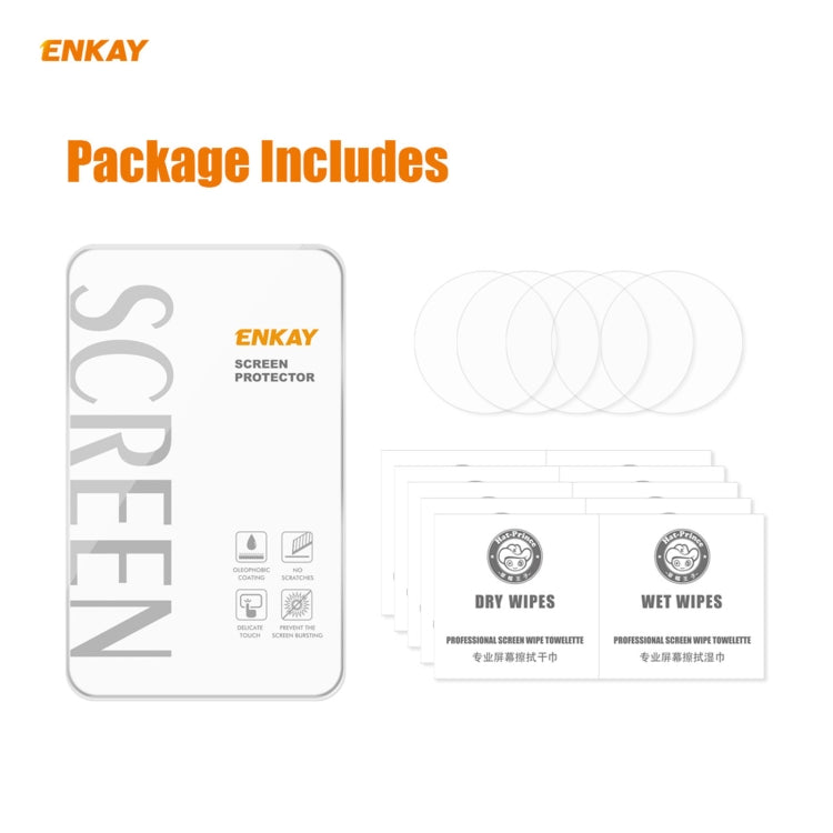 5 PCS For Xiaomi Mibro Air ENKAY Hat-Prince 0.2mm 9H 2.15D Curved Edge Tempered Glass Film - free shipping - PMC TechLife - Order now!