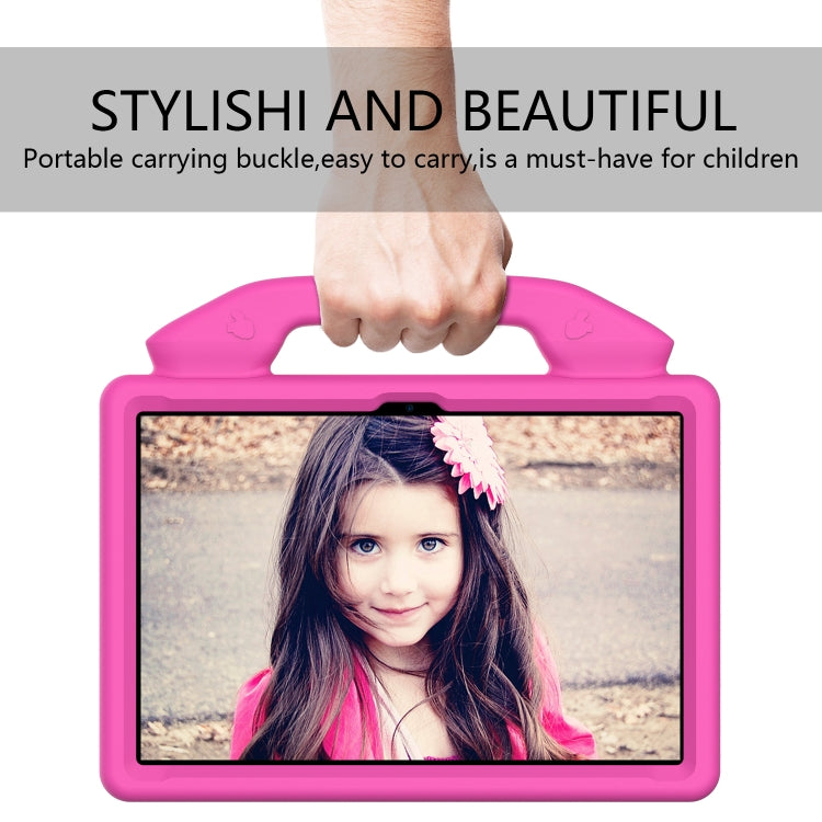 For Huawei MediaPad T10S 10.1/T10 9.7 Thumb Bracket EVA Shockproof Tablet Case(RoseRed) - free shipping - PMC TechLife - Order now!