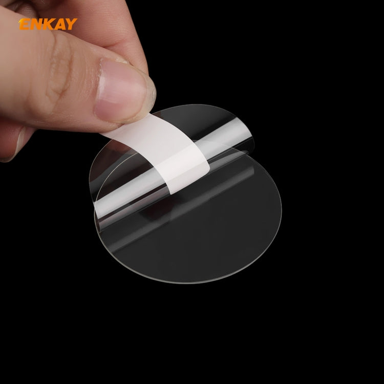 For Samsung Galaxy Watch 3 41mm 2 in 1 ENKAY Hat-Prince Electroplate Soft TPU Case + 0.2mm 9H 2.15D Curved Edge Tempered Glass Film(Rose Gold) - free shipping - PMC TechLife - Order now!