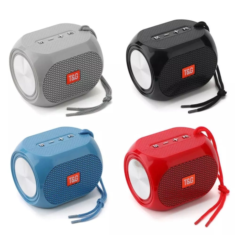 T&G TG196 TWS Subwoofer Bluetooth Speaker With Braided Cord, Support USB/AUX/TF Card/FM(Gray) - Mini Speaker by T&G | Online Shopping South Africa | PMC TechLife | Buy Now Pay Later Mobicred