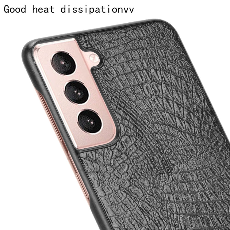 For Samsung Galaxy S21+ 5G / S21 Plus 5G Shockproof Crocodile Texture PC + PU Case(Black) - free shipping - PMC TechLife - Order now!