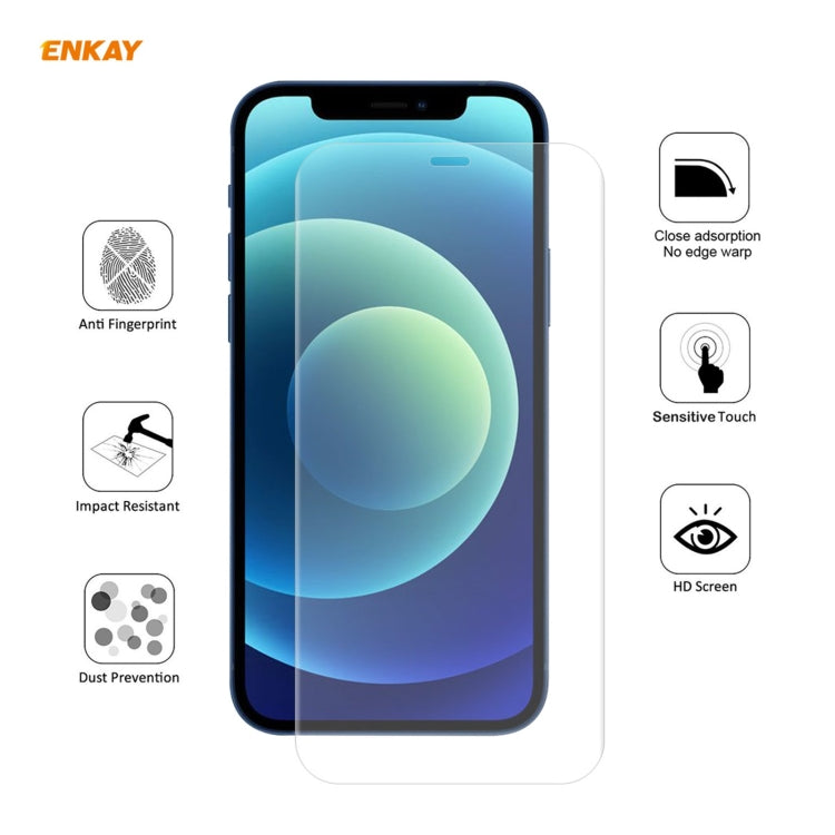 ENKAY Hat-Prince 0.1mm 3D Full Screen Protector Explosion-proof Hydrogel Film For iPhone 12 Pro Max - Front Protector by ENKAY | Online Shopping South Africa | PMC TechLife | Buy Now Pay Later Mobicred