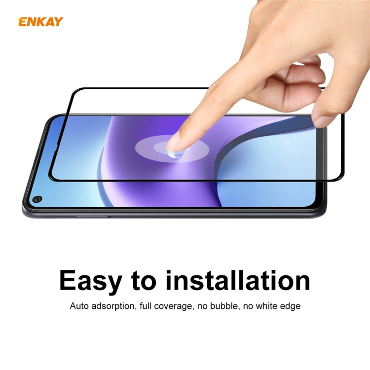 For Xiaomi Redmi Note 9T 10 PCS ENKAY Hat-Prince Full Glue 0.26mm 9H 2.5D Tempered Glass Full Coverage Film - free shipping - PMC TechLife - Order now!