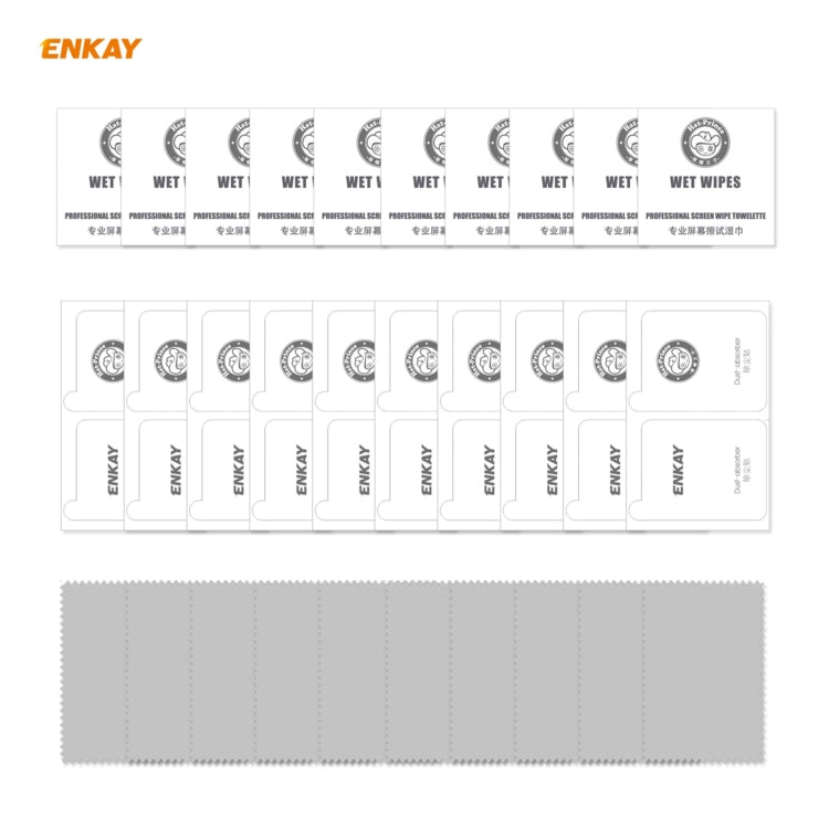 For Xiaomi Redmi Note 9T 10 PCS ENKAY Hat-Prince Full Glue 0.26mm 9H 2.5D Tempered Glass Full Coverage Film - free shipping - PMC TechLife - Order now!