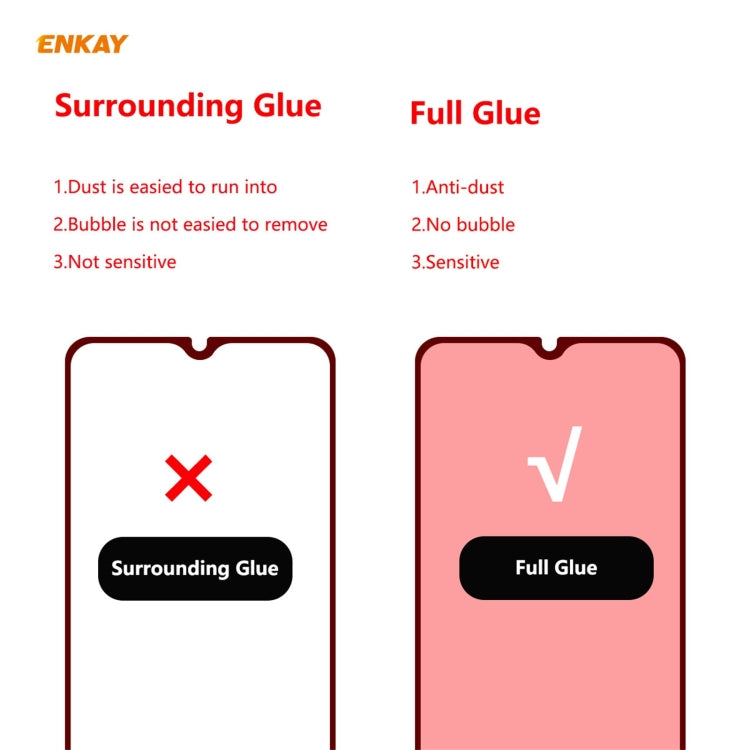 For Xiaomi Redmi 9T 10 PCS ENKAY Hat-Prince Full Glue 0.26mm 9H 2.5D Tempered Glass Full Coverage Film - free shipping - PMC TechLife - Order now!