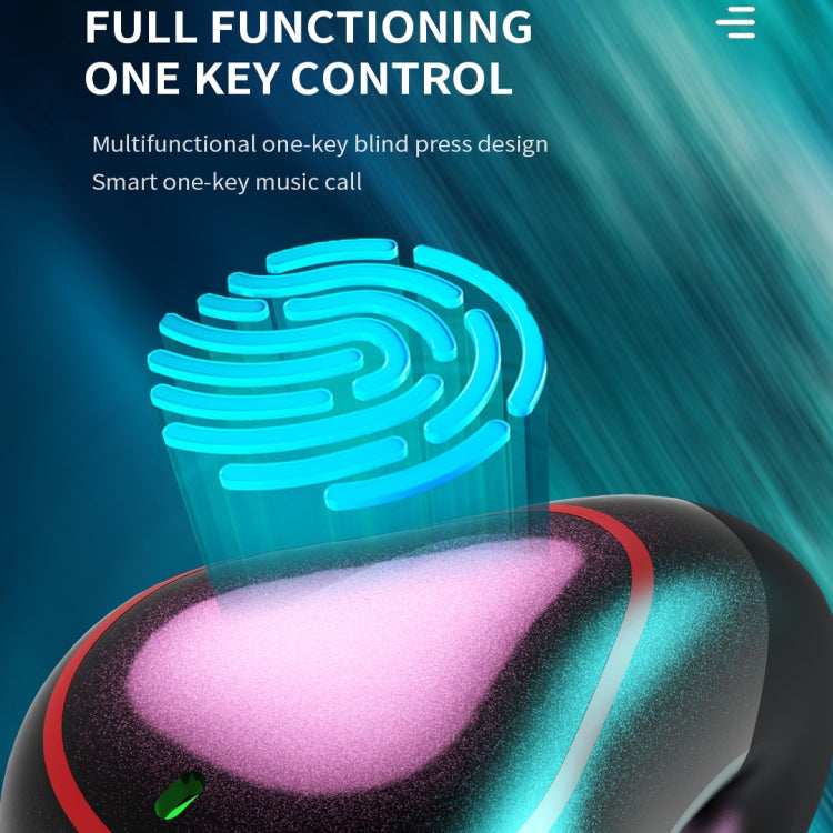 T25 Over-ear Bluetooth 5.0 Single-ear Invisible Wireless Earphone High Definition Call Super Long Standby Bone Conduction Earphone(White) - Bluetooth Earphone by PMC TechLife | Online Shopping South Africa | PMC TechLife