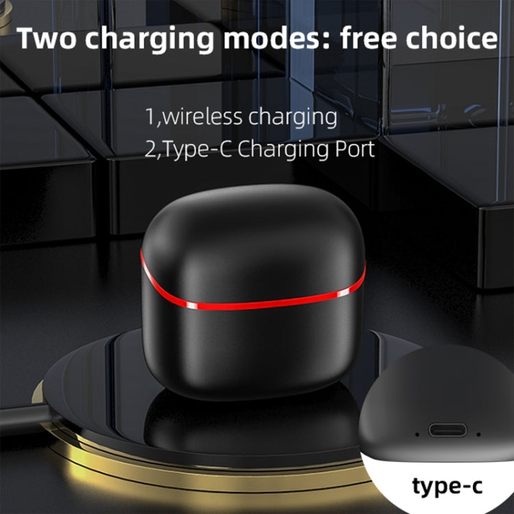 JM12 TWS Earphone Bluetooth 5.0 Touch Control Stereo Bass Sport Wireless Earphone With Mic(White) - TWS Earphone by PMC TechLife | Online Shopping South Africa | PMC TechLife