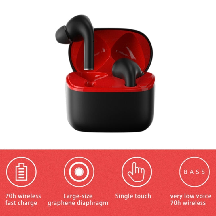JM13 TWS Earphone Bluetooth 5.0 Touch Control Stereo Bass Sport Wireless Earphone With Mic(White) - TWS Earphone by PMC TechLife | Online Shopping South Africa | PMC TechLife