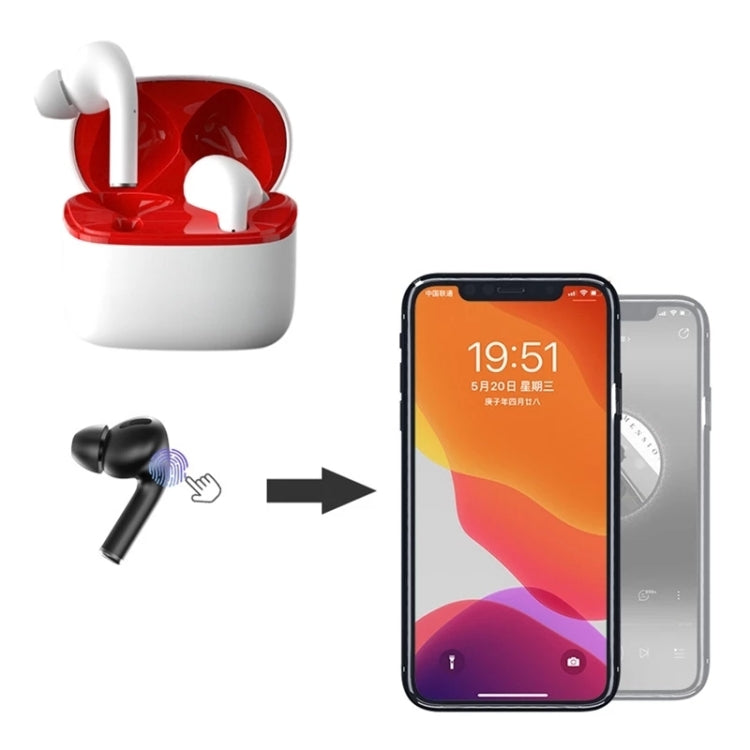 JM13 TWS Earphone Bluetooth 5.0 Touch Control Stereo Bass Sport Wireless Earphone With Mic(Black) - TWS Earphone by PMC TechLife | Online Shopping South Africa | PMC TechLife