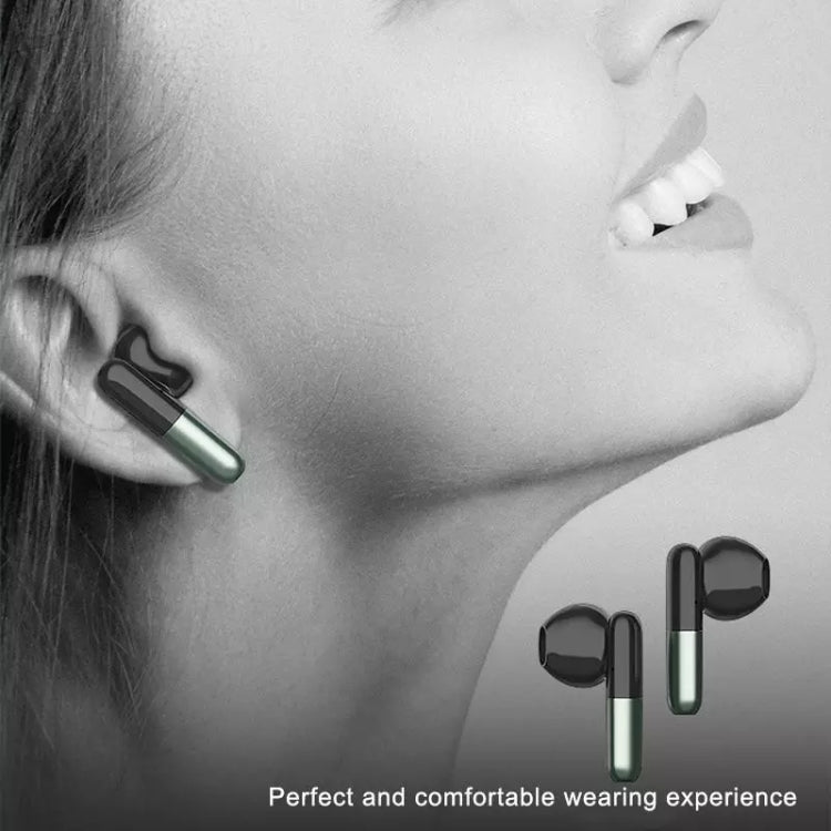 J28 TWS Wireless Bluetooth Earphones LED Digital Display HIFI Music Sport Earphone(Blue) - TWS Earphone by PMC TechLife | Online Shopping South Africa | PMC TechLife