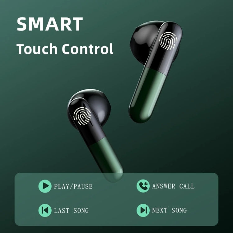 J28 TWS Wireless Bluetooth Earphones LED Digital Display HIFI Music Sport Earphone(Blue) - TWS Earphone by PMC TechLife | Online Shopping South Africa | PMC TechLife