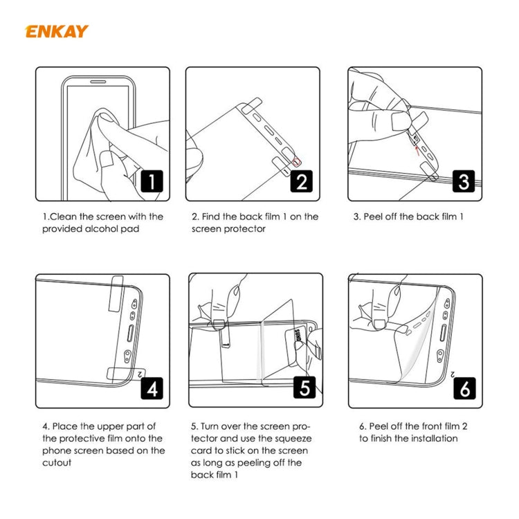 For Xiaomi Redmi 9T 2 PCS ENKAY Hat-Prince 0.1mm 3D Full Screen Protector Explosion-proof Hydrogel Film - For Xiaomi by ENKAY | Online Shopping South Africa | PMC TechLife | Buy Now Pay Later Mobicred