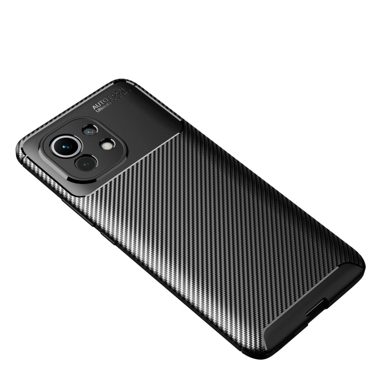 For Xiaomi Mi 11 Pro Carbon Fiber Texture Shockproof TPU Case(Black) - Xiaomi Cases by PMC TechLife | Online Shopping South Africa | PMC TechLife | Buy Now Pay Later Mobicred
